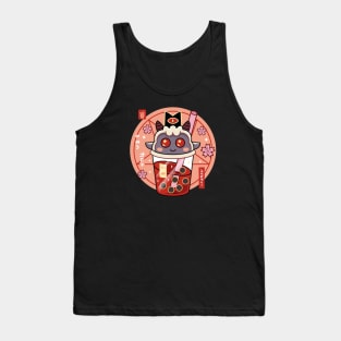 Cute Lamb Boba Tea Tank Top